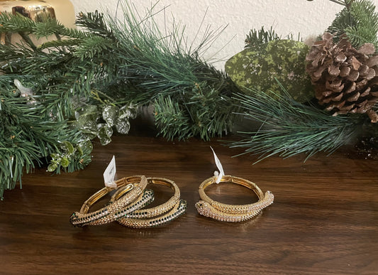 Golden/Studded Snake (Bracelet)
